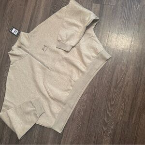 Under Armour Light Tan Half-Zip Pullover